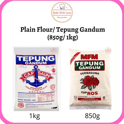 Plain Flour Tepung Gandum Tepung Serbaguna Multipurpose Flour Cap