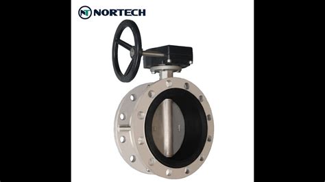 Double Flange Butterfly Valves Youtube