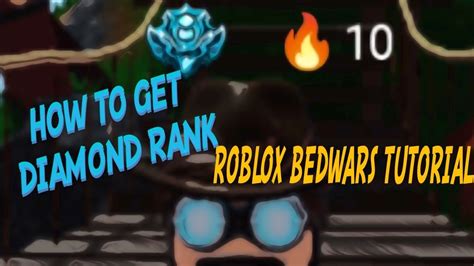 How To Get Diamond Rank Roblox Bedwars Part Youtube