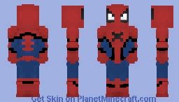 Spiderman Homecoming Minecraft Skin