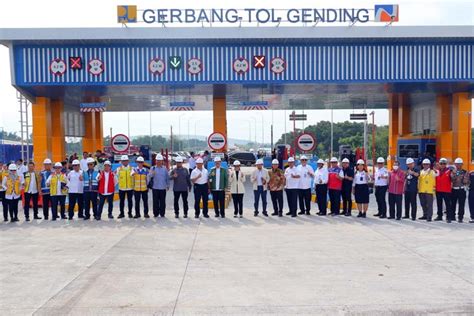 Gerbang Tol Gending Dibuka Ketua Komisi Vi Dpr Minta Tol Probowangi