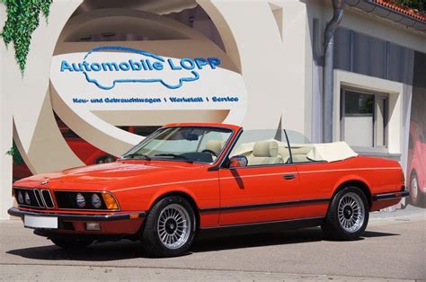 Bmw E24 Convertible In Orange