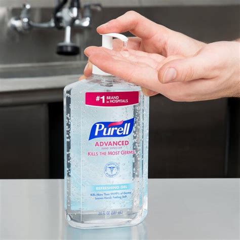 Purell 3023 12 Advanced 20 Oz Gel Instant Hand Sanitizer 12 Case