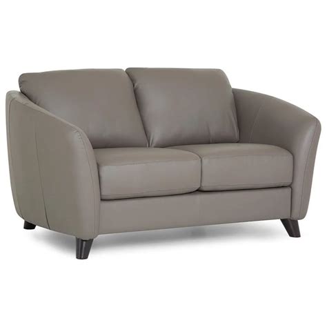 Palliser Alula 166774202 Alula Contemporary Loveseat With Curved Arms