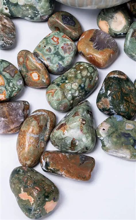 Rainforest Jasper Rhyolite Tumbled Stone Crystals And Witchcraft