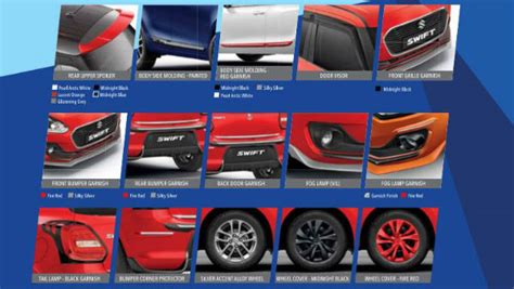 Maruti Suzuki Swift Spare Parts List