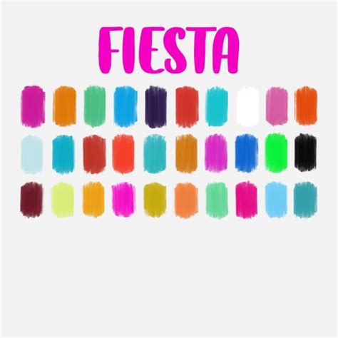 Fiesta // Procreate Color Palette // Instant Download - Etsy