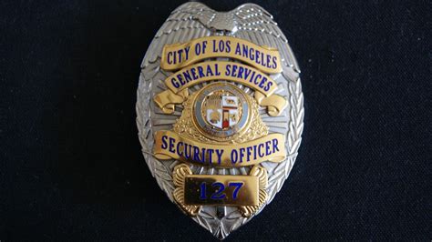 City Of Los Angeles General Services Security Officer Badge Police