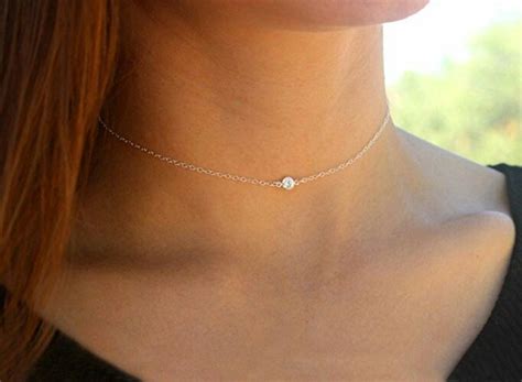 Pin by Carolina Garbarino on Jóias Crystal choker necklace Sterling