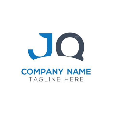 Vector Template For Innovative Letter Jq Logo Design With