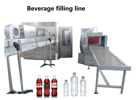 Complete Carbonated Csd Beverage Soft Drinks Bottling Line For Plastic