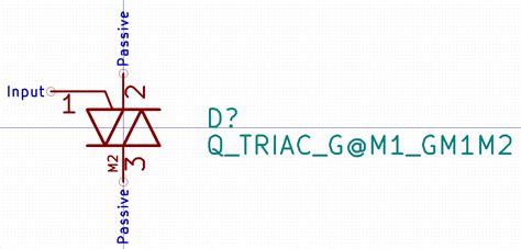 Triac Symbols Needs Correction Or New Symbol Issue 1814 KiCad