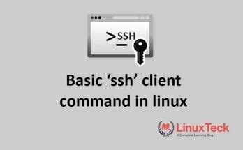 Basic And Most Useful Ssh Client Commands In Linux Linuxteck