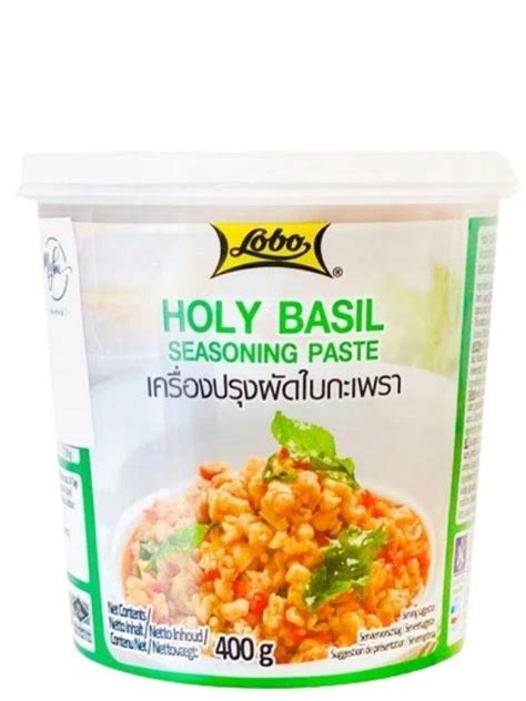 LOBO PASTA TAJSKA BAZYLIA PRZYPRAWA DO KUCHNI AZJATYCKIEJ THAI BASIL