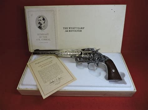 Franklin Mint Wyatt Earp Smith Wesson Revolver Original