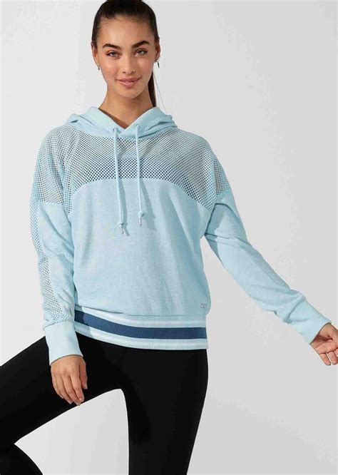 Workout Mesh Cropped Hoodiejumpers Lorna Jane Usa Cropped Hoodie