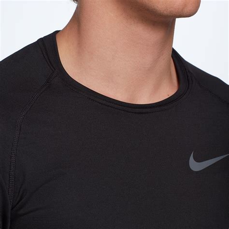 Nike Pro Therma Dri Fit Long Sleeve Shirt In Blackdarkgrey Black For Men Lyst