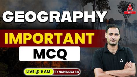 Geography For PCS Important MCQs PYQs BPSC UPPSC MPPSC RPSC