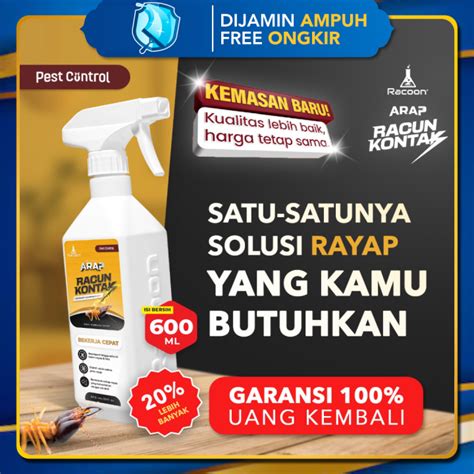 Semprotan Anti Rayap Arap Racoon 500ML Spray Cairan Pembasmi Penghilang