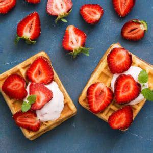 Strawberry Basil Kombucha Waffles Cut Strawberries Kombucha How To