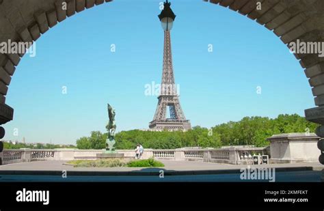 Statue Of La France Renaissante Under The Bir Hakeim Bridge With A View