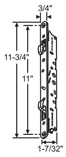 Two Point Patio Door Mortise Lock System 11 3 4 All Window Door Parts Group