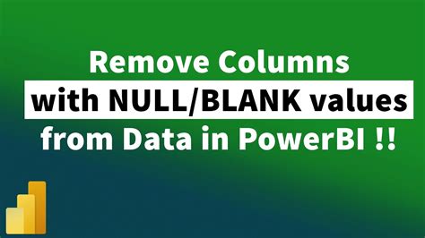 How To Remove All Null Columns In Power Query Printable Forms Free Online