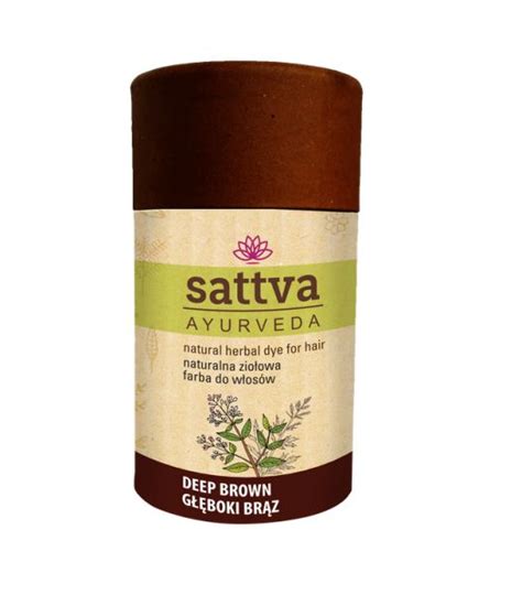 SATTVA Ayurveda Natural Herbal Dye For Hair naturalna ziołowa farba do