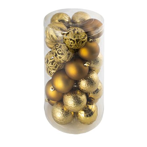 Esferas Ornamentales Christmas Accents Cm Oro Piezas Delsol