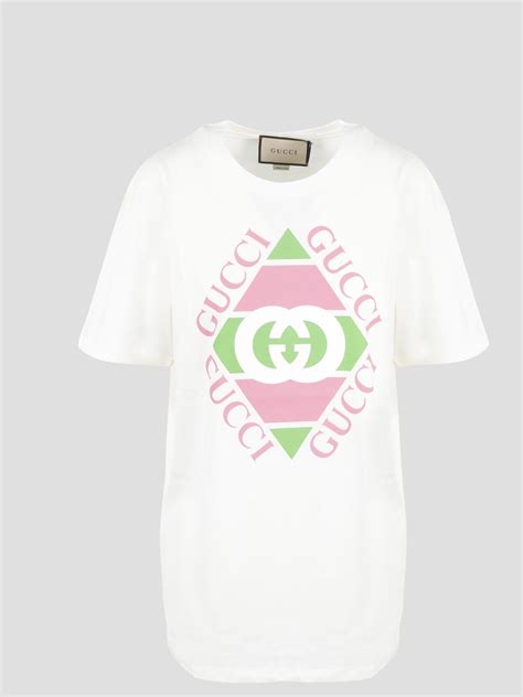 Gucci Vintage Logo Print T-shirt - White | Editorialist