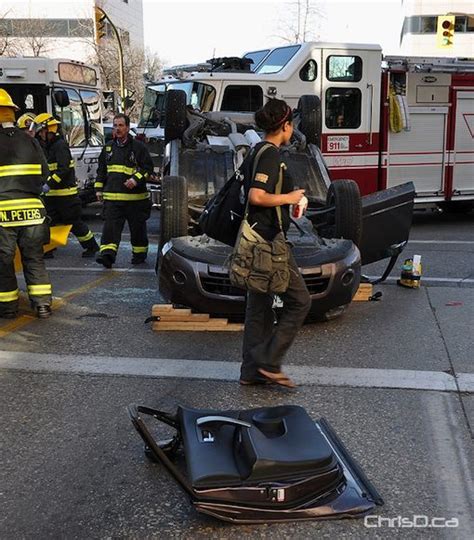 Woman Sent To Hospital After Suv Flips Downtown Chrisd Ca