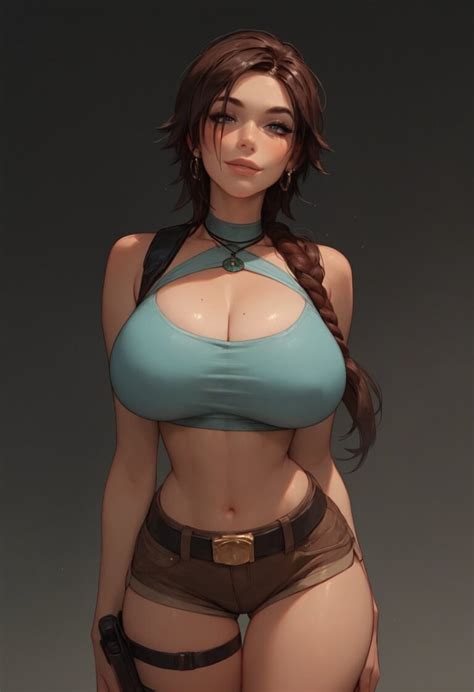 Tomb Raider Hentai Xxx Ai Generated Big Breasts Long Hair Brown