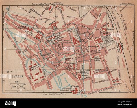 Evreux map hi-res stock photography and images - Alamy