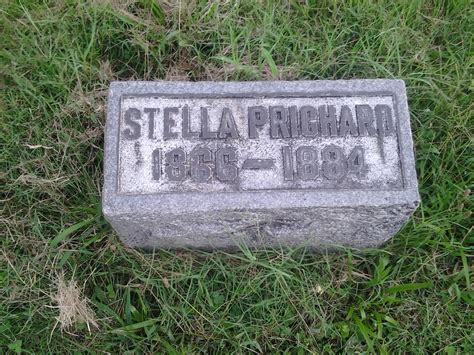 Stella Prichard 1866 1884 Memorial Find A Grave