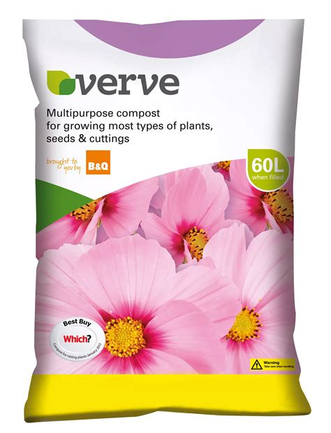 Verve Multi Purpose Compost 60l Departments Diy At Bandq