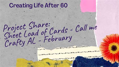 SHEET LOAD OF CARDS W CALL ME CRAFTY AL FEBRUARY 2024 YouTube