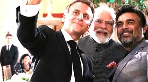 R Madhavan Shares Video Selfie With French President Emmanuel Macron And Pm Narendra Modi