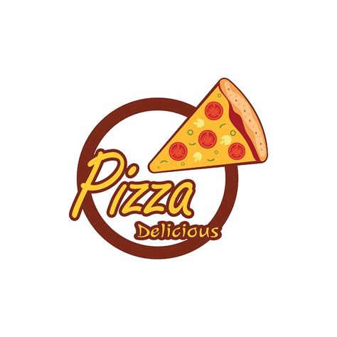 Premium Vector Pizza Logo Design Template Illustration Vector