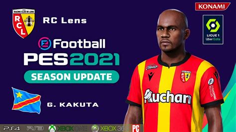 G Kakuta Face Stats Rc Lens How To Create In Pes Youtube