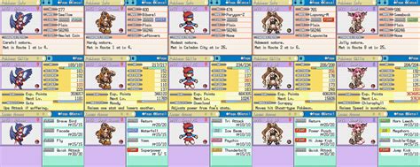 Moemon Sprite List