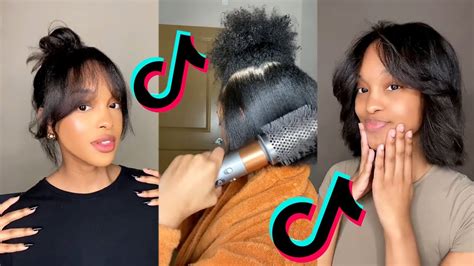 Black Hair Tiktoks That Slay 💞💜💞 3 Tiktok Compilation Youtube