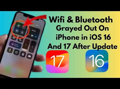 How To Fix WiFi And Bluetooth Option Grayed Out On IPhone After IOS 17