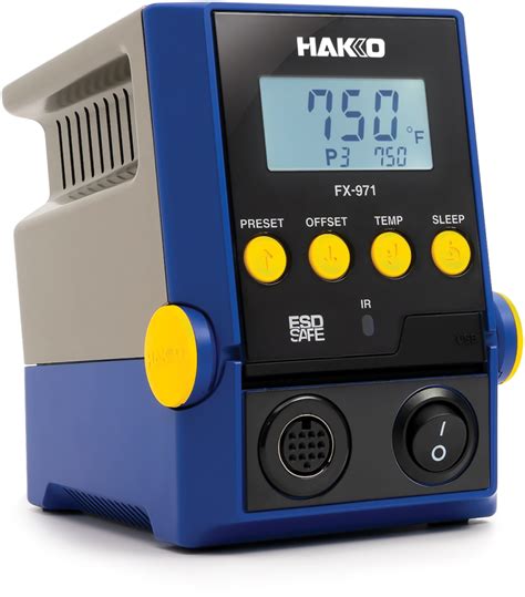 Hakko Fx Digital Soldering Station With Iron And Iron Holder