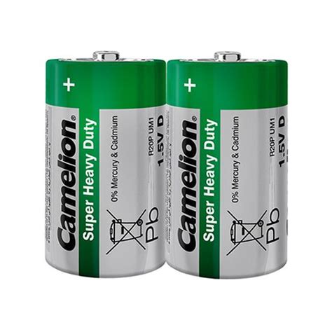 Camelion Super Heavy Duty Mono D R20 Zink Kohle Batterie 10 X 2er