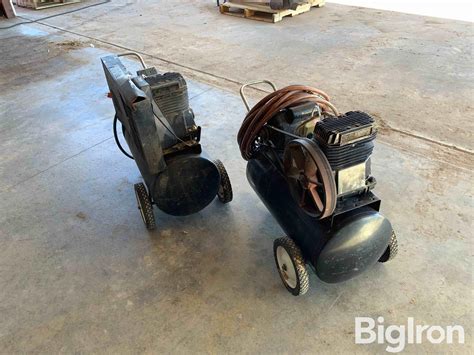 Sanborn Black Max Air Compressors Bigiron Auctions