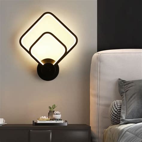 Applique Murale Led W Blanc Chaud Int Rieur Lampe Murale Moderne