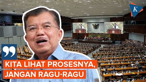 Jusuf Kalla Minta Jangan Ragukan Proses Hak Angket Dorong Publik