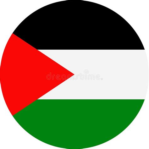 Icono Del Vector De La Bandera De Palestina Stock De Ilustraci N