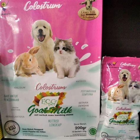 Jual Susu Kucing Eco Pet Goat Milk Colostrum Box Isi Pcs G