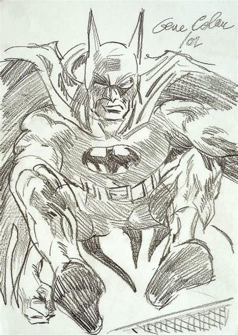 Batman Gene Colan Original Drawing Sketch Unique Copy Catawiki